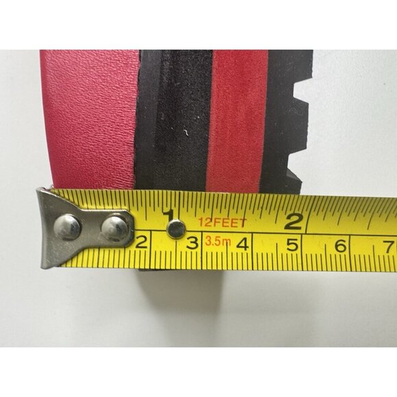 Coach Women's Khloe Slide Plush Shearling Sandals Raspberry Black Size 8.5 - Picture 10 of 11